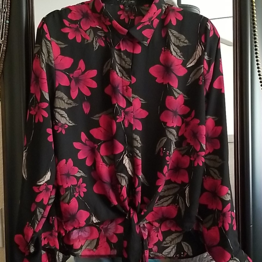 Long sleeve blouse